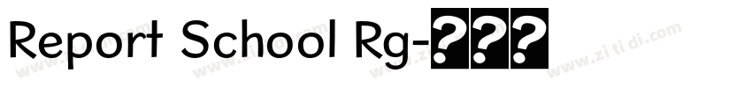 Report School Rg字体转换